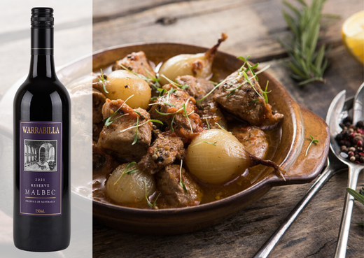 Lamb Stifado with wine